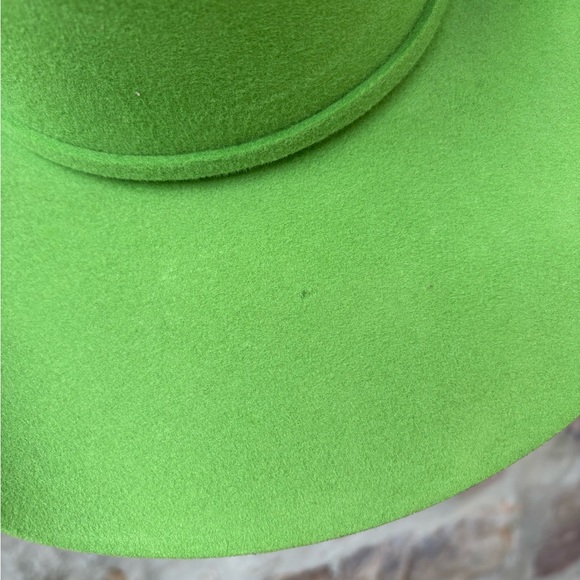 New Green Serratelli Felt hat Sz 7 1/2 - Picture 2 of 6